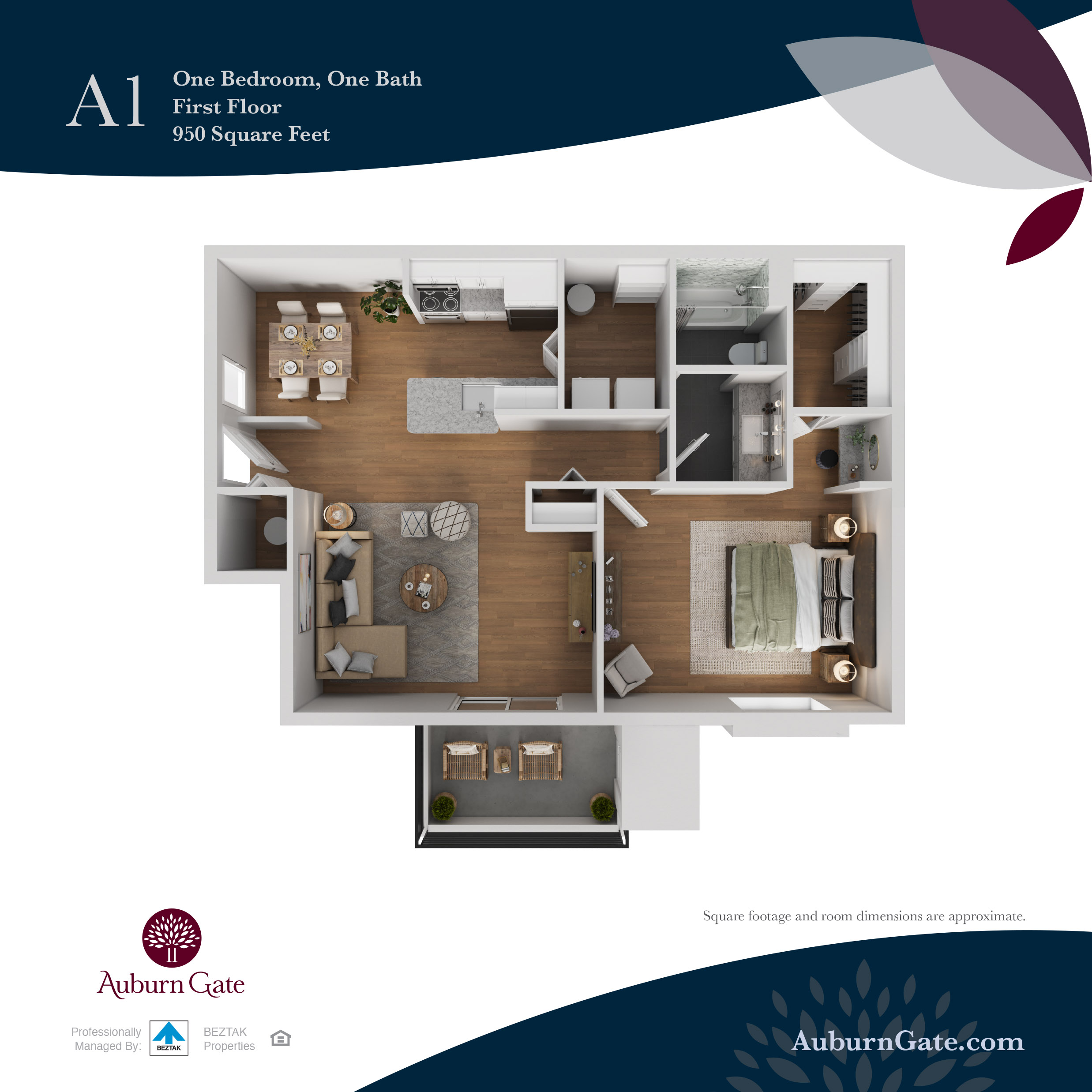 A1 Enhanced floor plan
